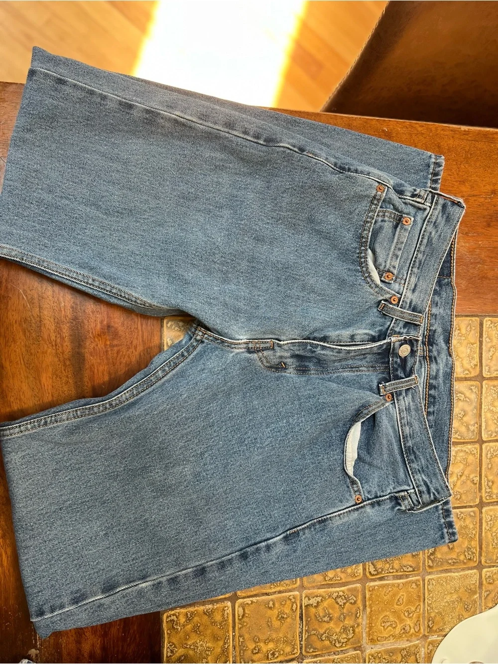 Levi's Men's Light Blue Straight-Leg Jeans